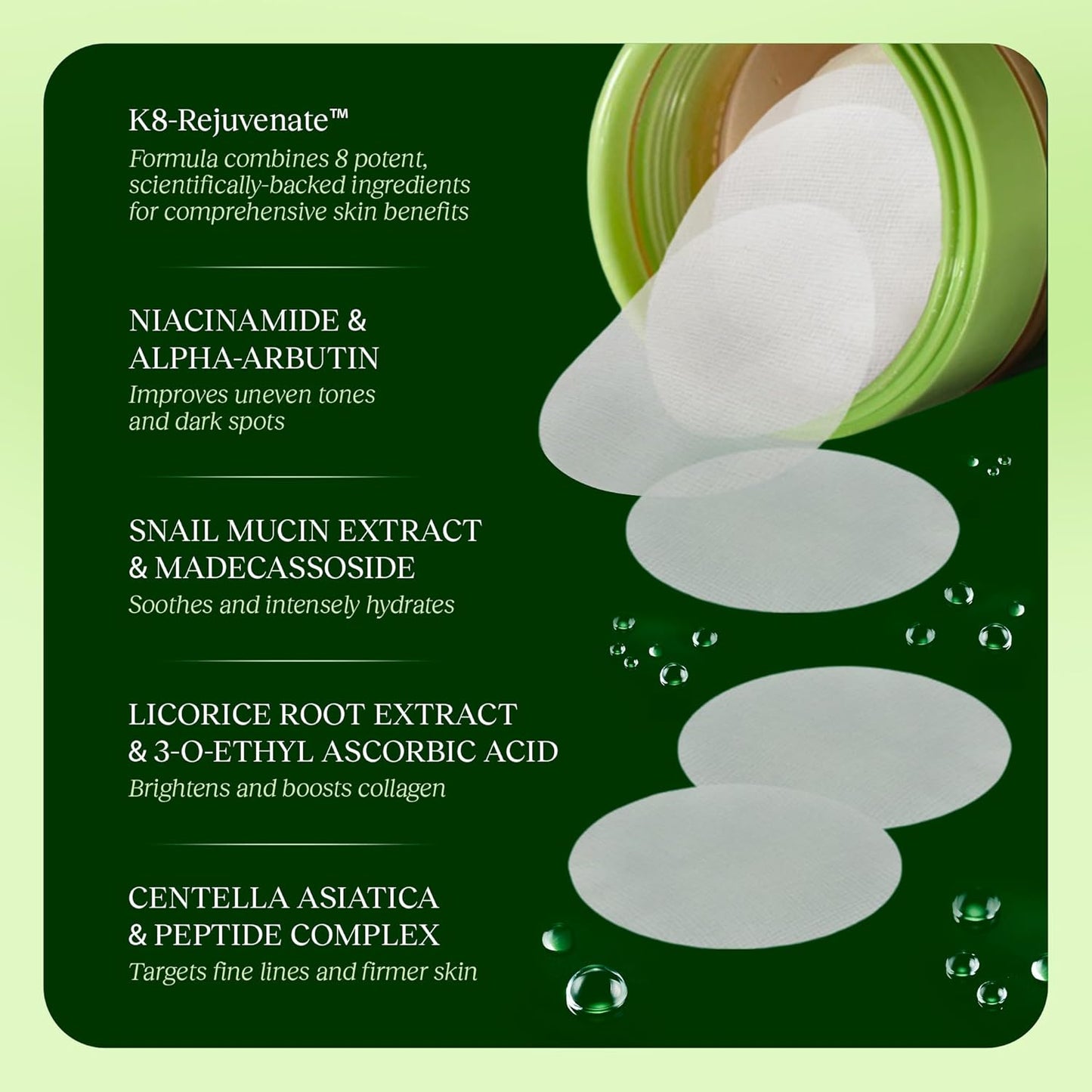 Skin Brightening Toner Pads